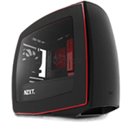 NZXT Manta Matte Black Red