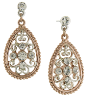 1928 Jewelry Silver & Rose Gold