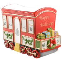 Train Caboose Christmas Tree-Green Trim