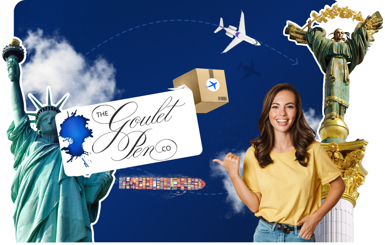 Доставка товарів з THE Goulet Pens в Україну