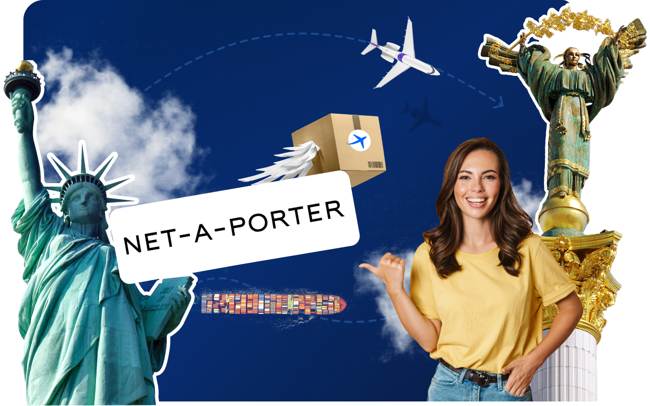 Доставка товаров с net-a-porter&nbsp;в&nbsp;Украину