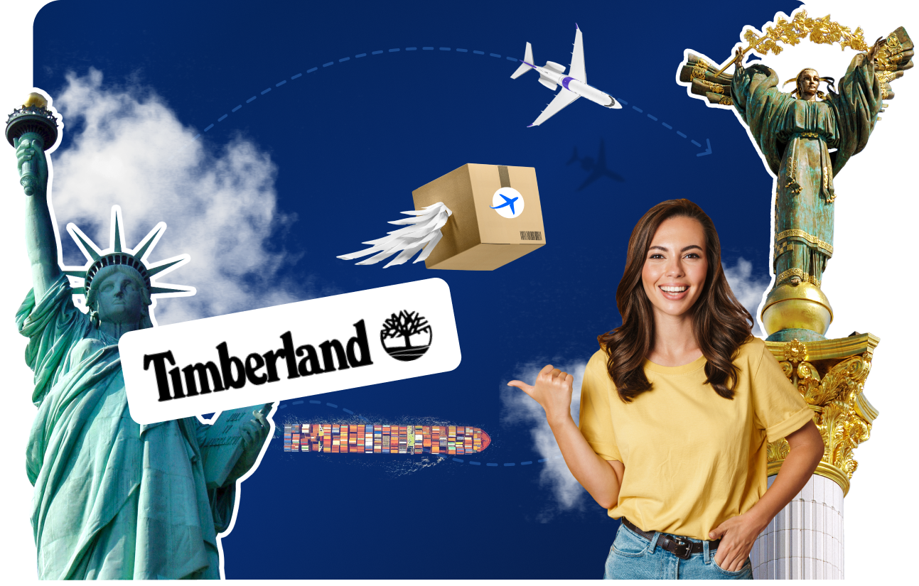 Доставка товаров с Timberland&nbsp;в&nbsp;Украину