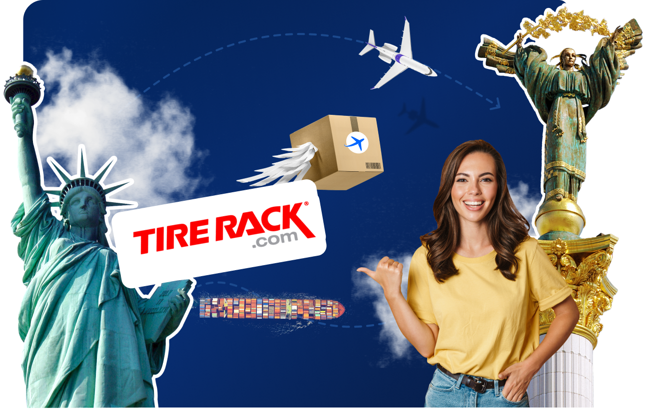 Доставка товаров с Tire Rack в Украину
