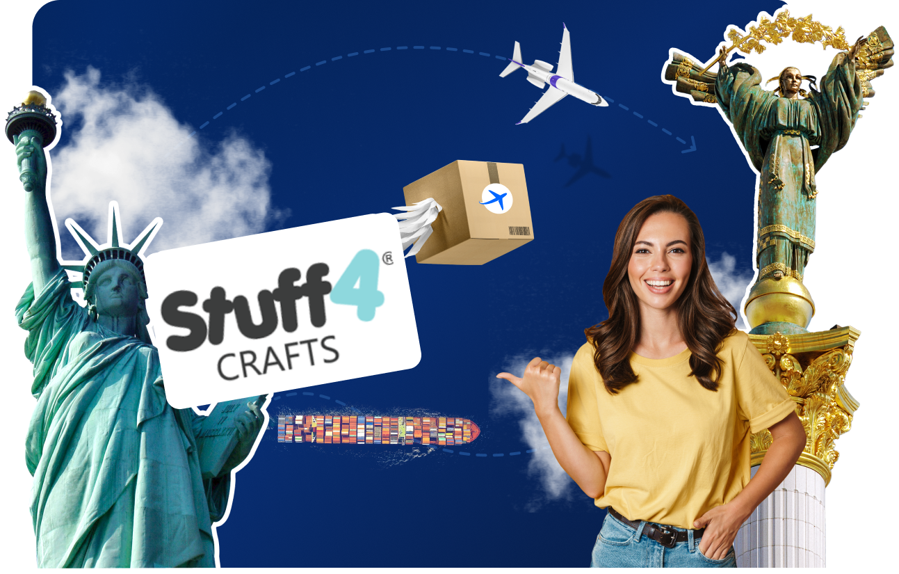 Доставка товарів з Stuff4Crafts в Україну