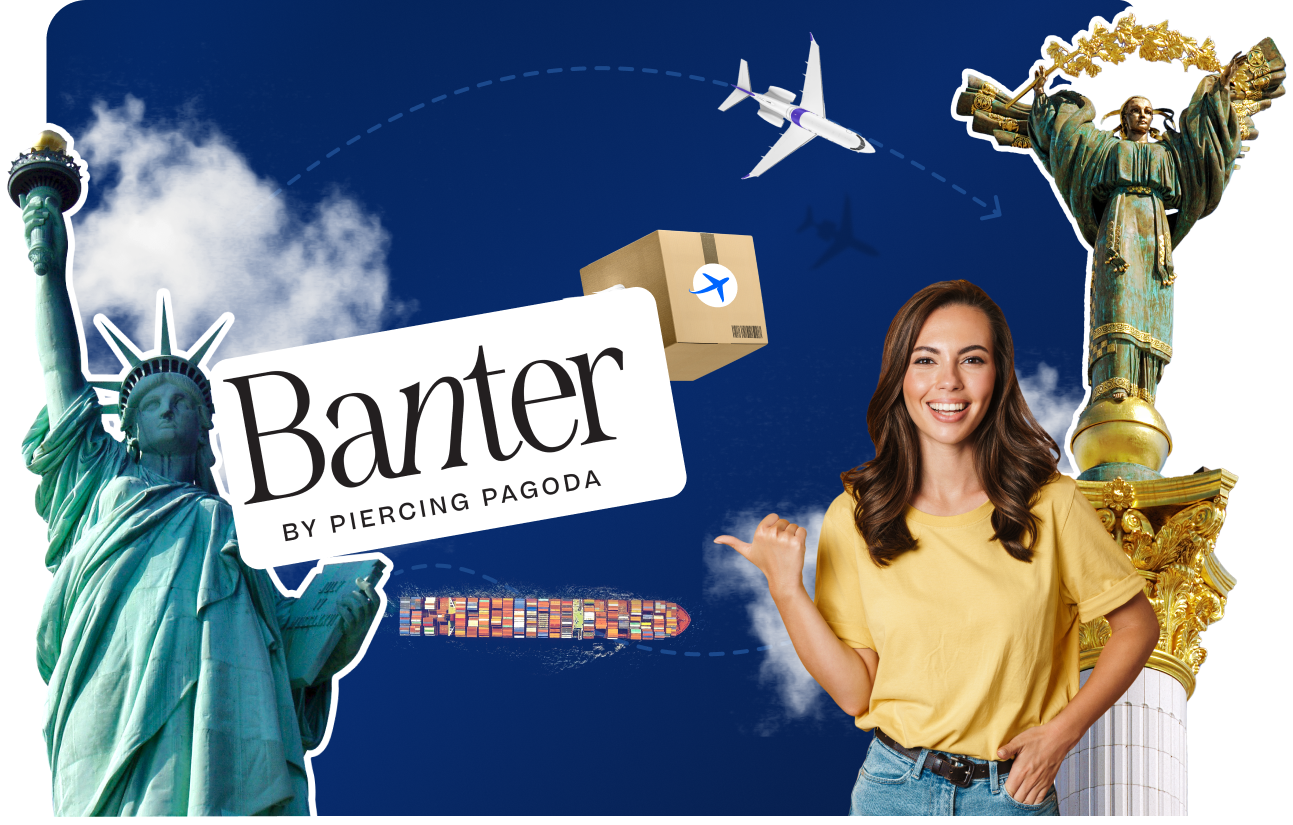 Доставка товаров с Banter в Украину