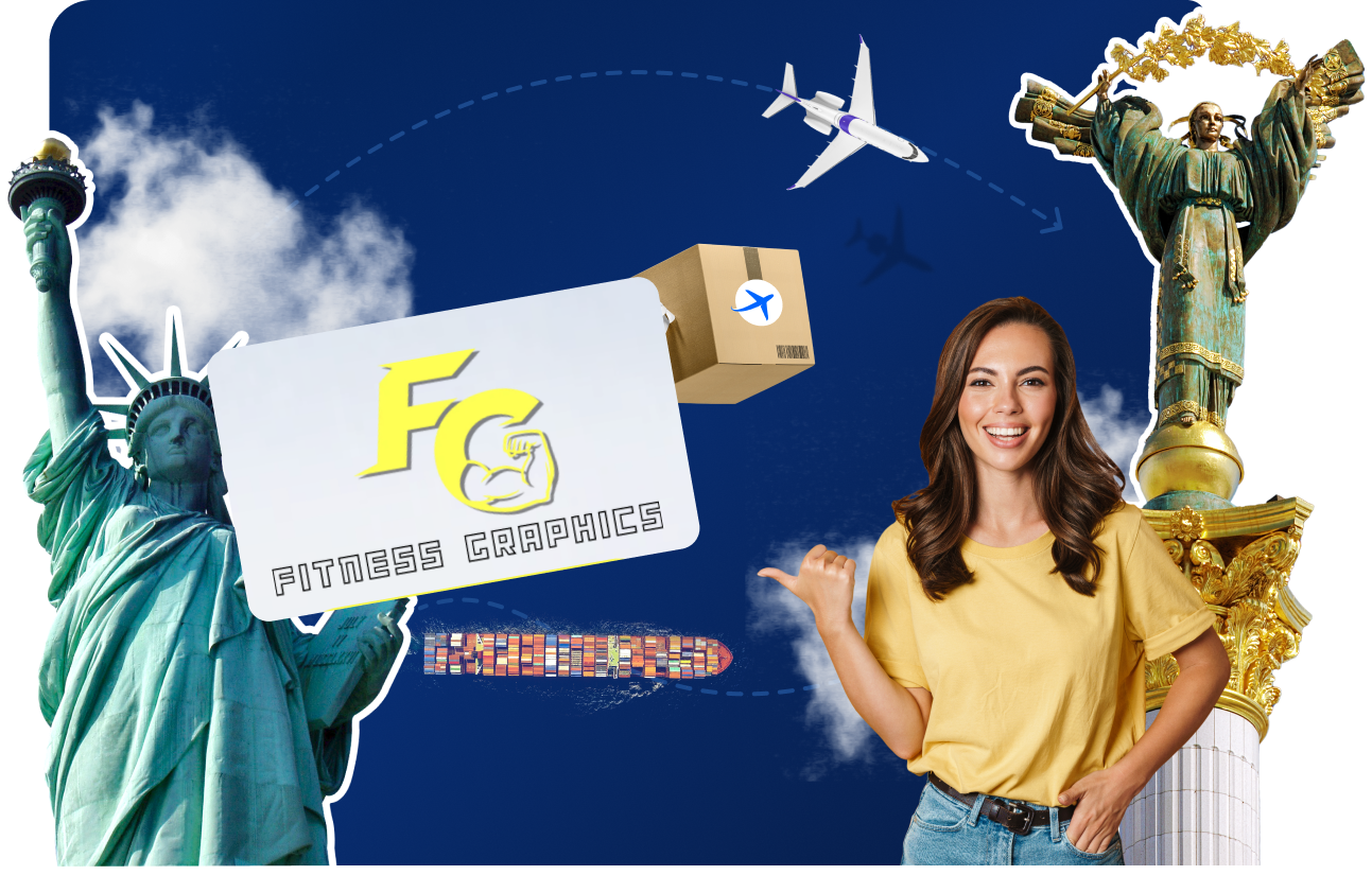 Доставка товарів з FitnessGraphics в Україну