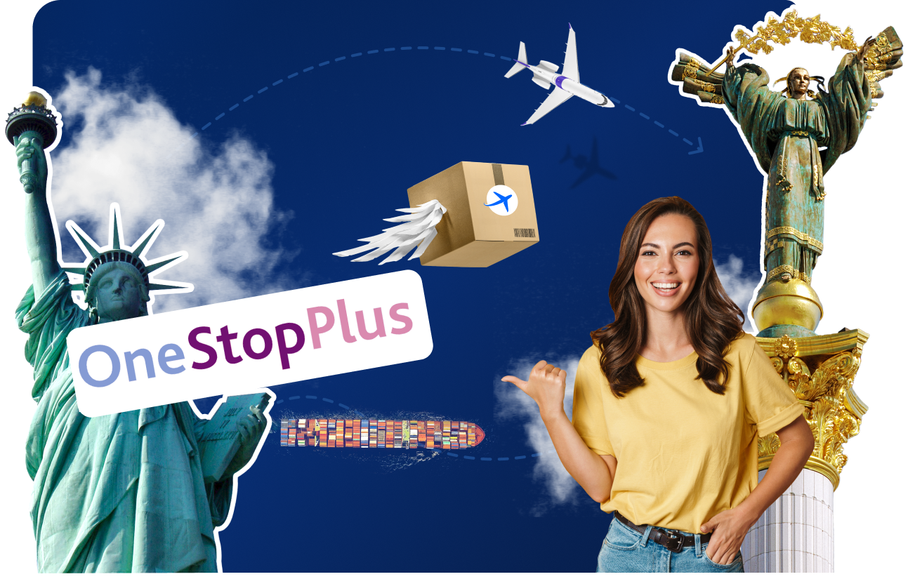 Доставка товарів з OneStopPlus в Україну
