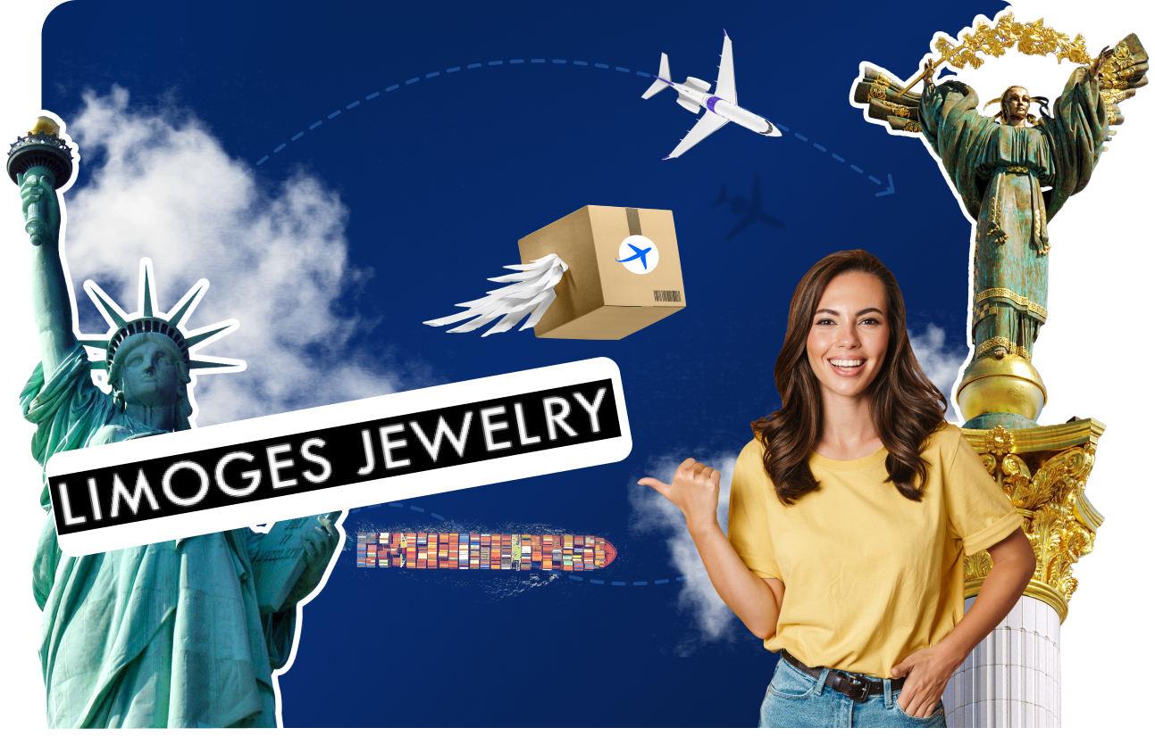 Доставка товарів з Limoges Jewelry в Україну