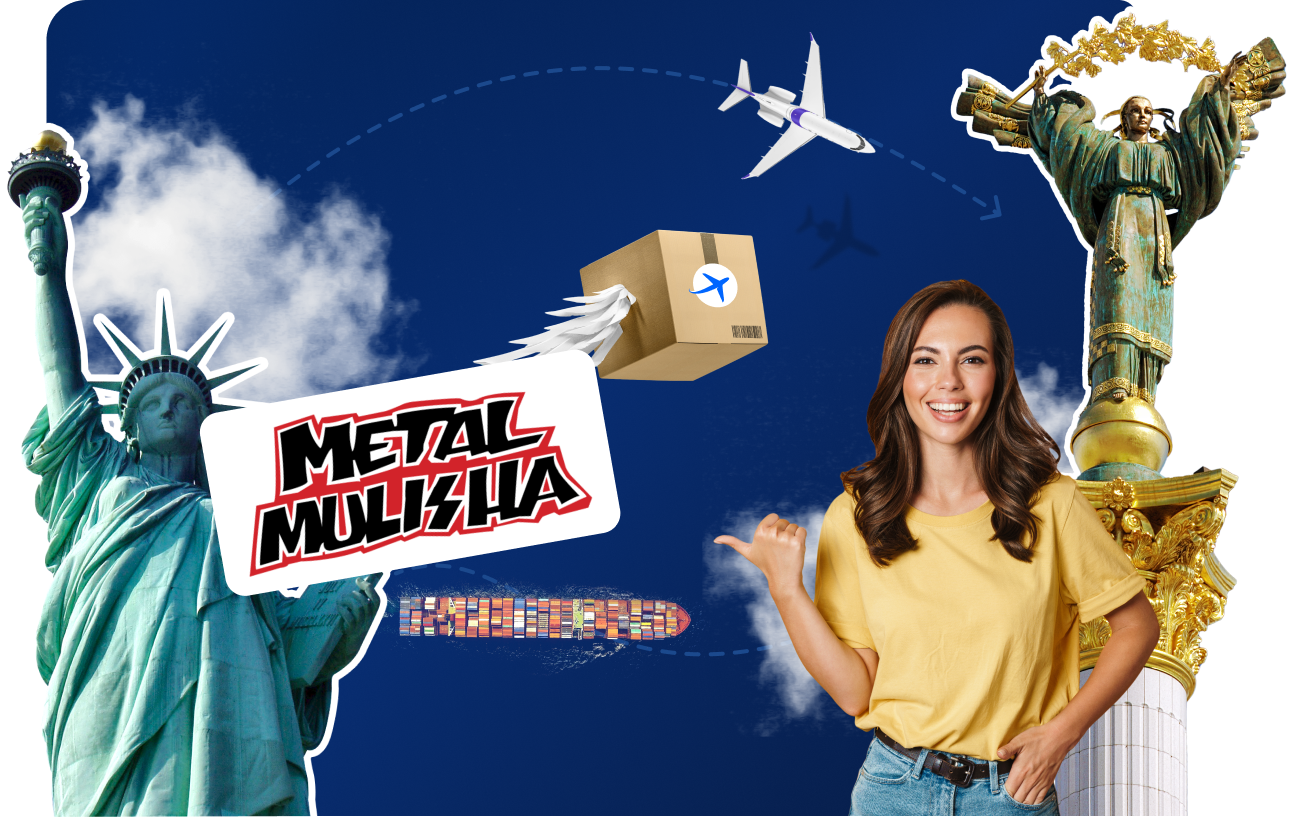 Доставка товарів з MetalMulisha в Україну