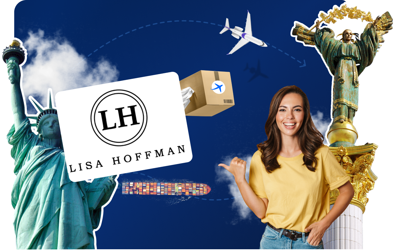 Доставка товарів з Lisa Hoffman&nbsp;в&nbsp;Україну