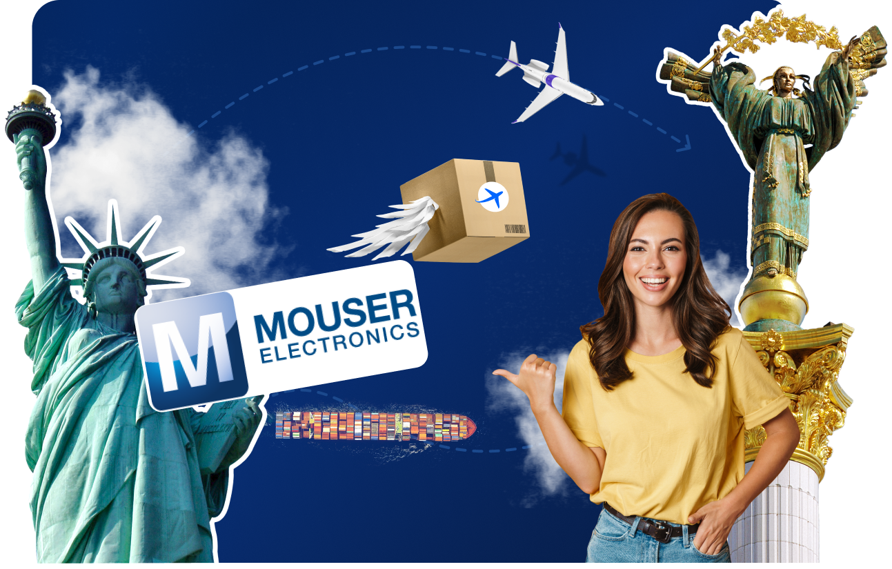 Доставка товарів з Mouser в Україну