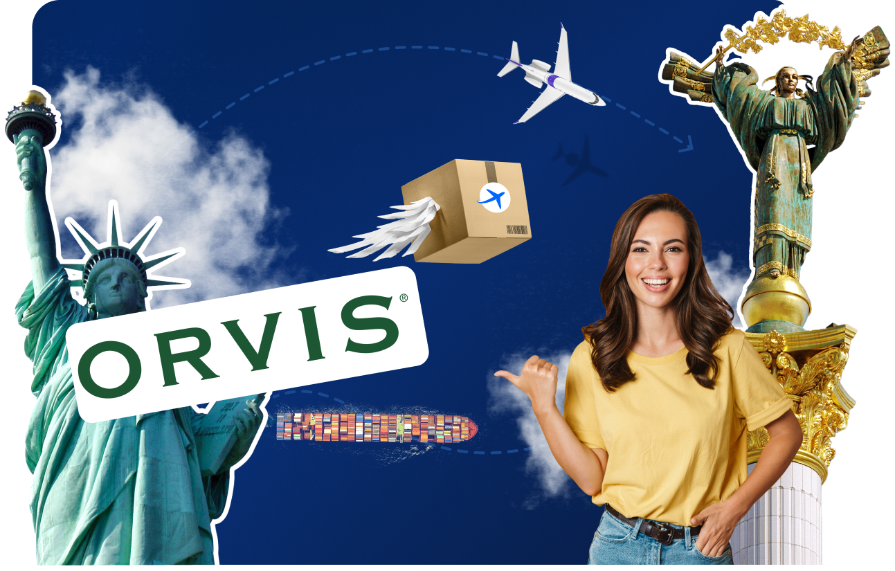 Доставка товарів з ORVIS&nbsp;в&nbsp;Україну