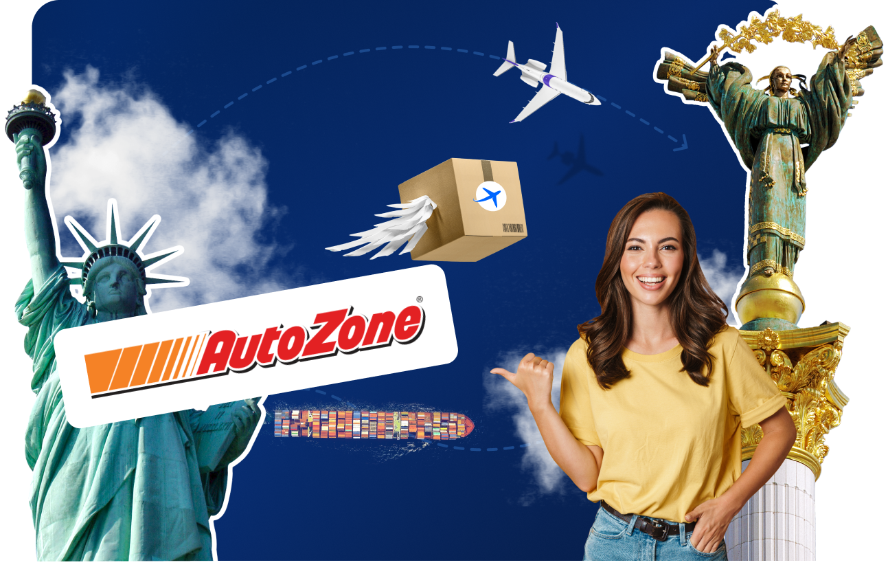 Доставка товарів з AutoZone в Україну