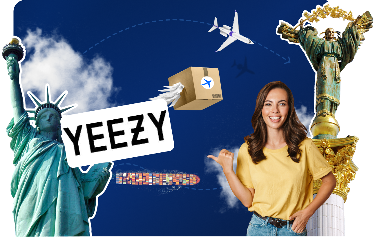 Доставка товарів з YEZZY&nbsp;в&nbsp;Україну