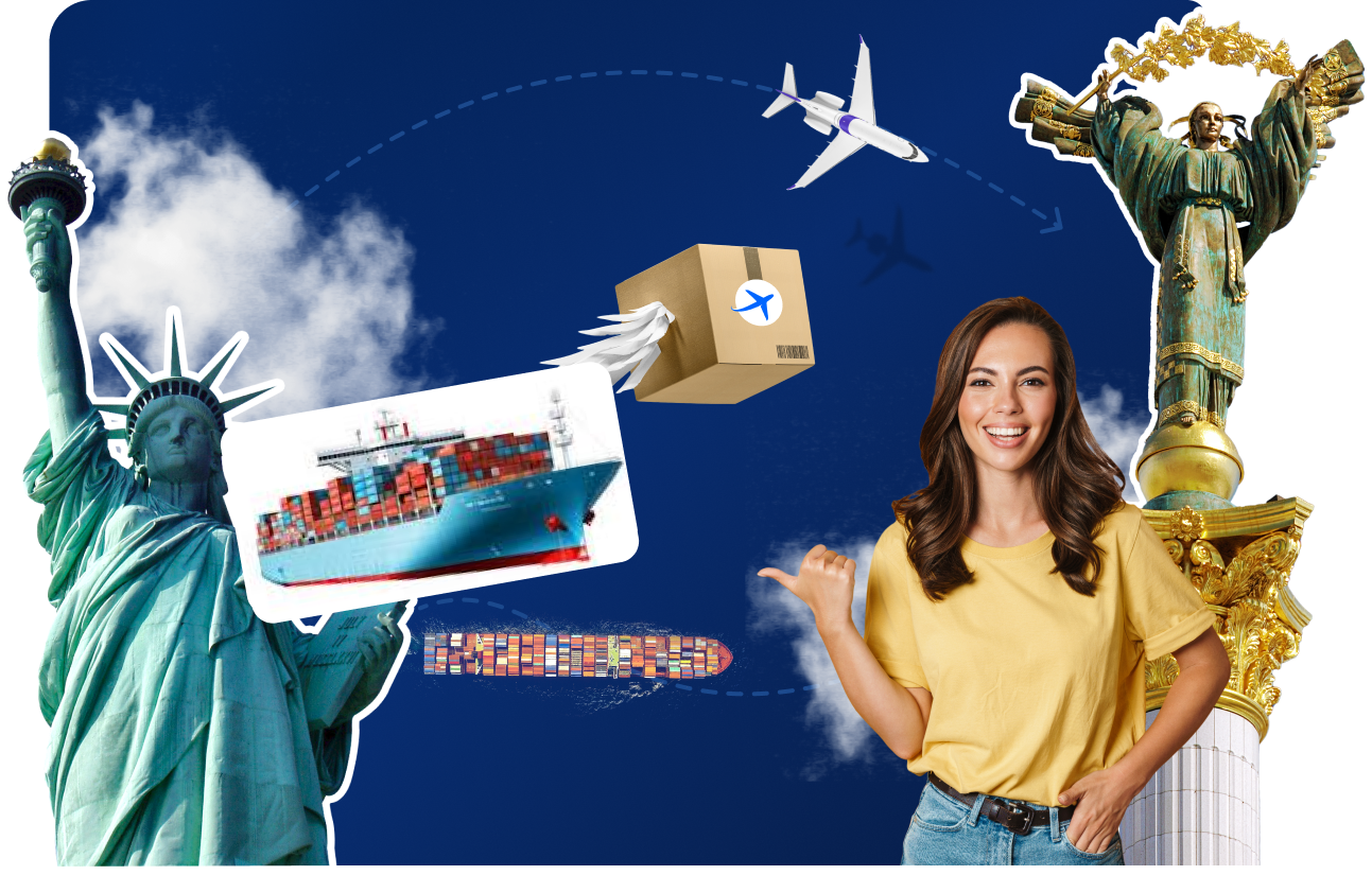 Доставка из США&nbsp;в&nbsp;Украину морем