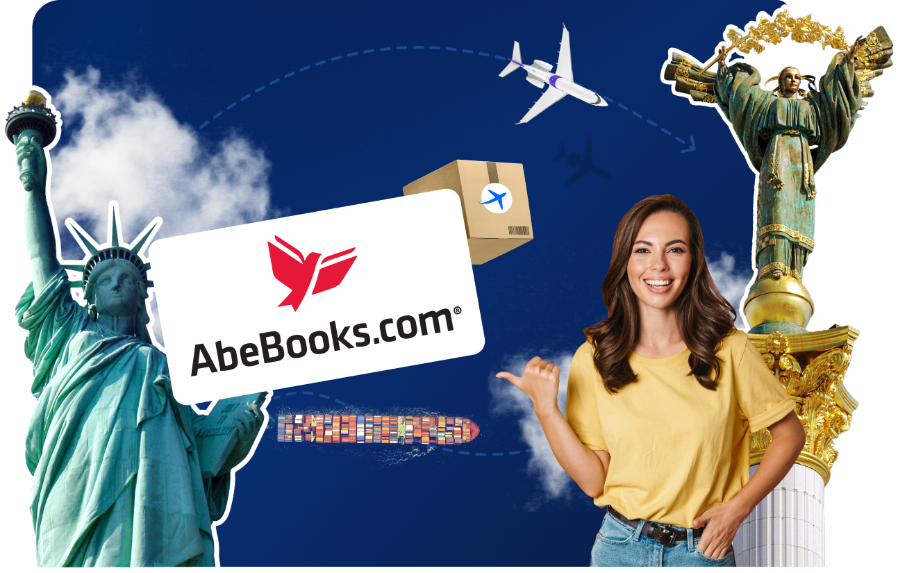 Доставка товаров с&nbsp;Abebooks&nbsp;в&nbsp;Украину