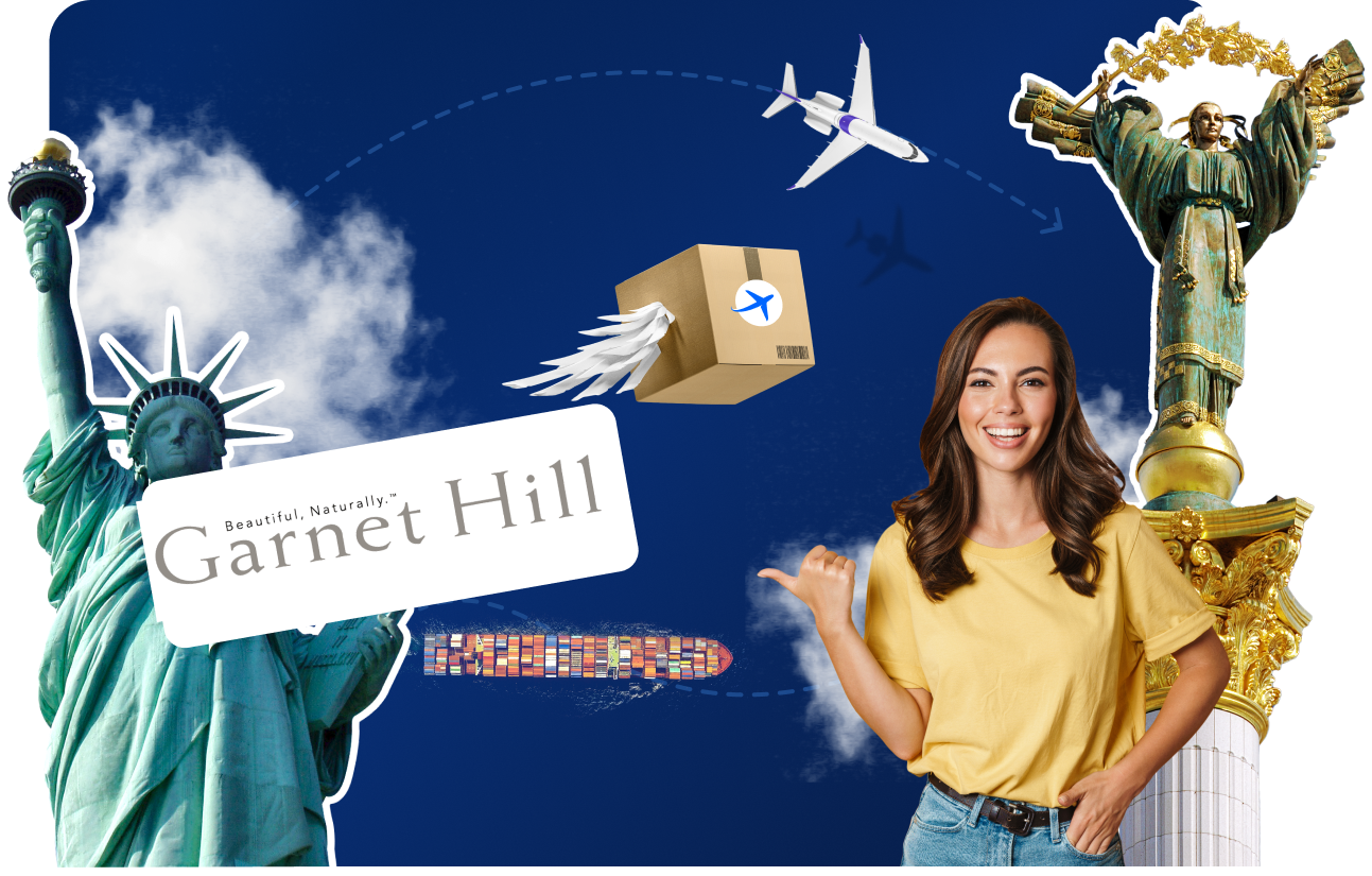 Доставка товаров с Garnet Hill в Украину